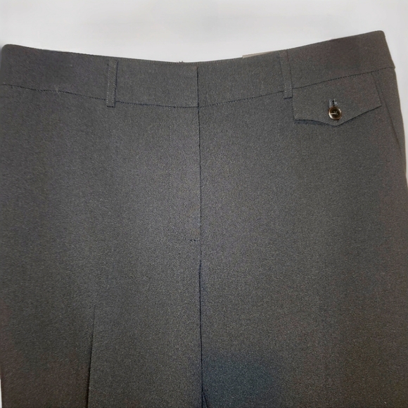 Le Chateau modern fit black dress pants with slight flare sz 12 NWT - Picture 13 of 15